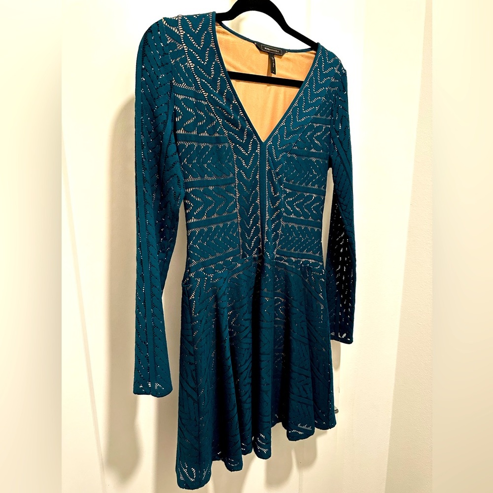 BCBGMAXAZRIA Green Kinley Dress